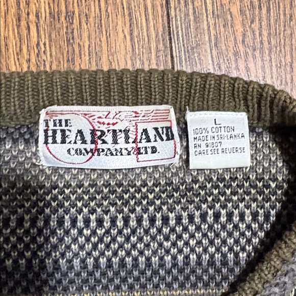 Pendleton Men's Chevron Sweater - Olive, Gray, and Navy - Picture 2 of 3